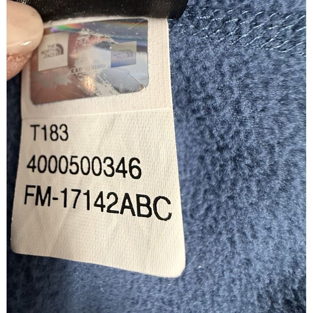 The North Face Gray Quarter Zip Fleece Pullover Sweater Jacket Outdoor Hiking - Picture 5 of 10